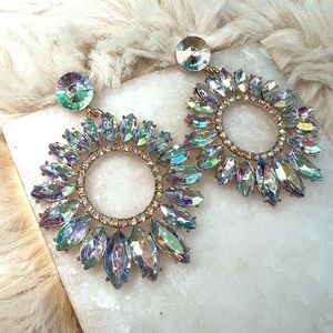 Crystal STATEMENT EARRINGS